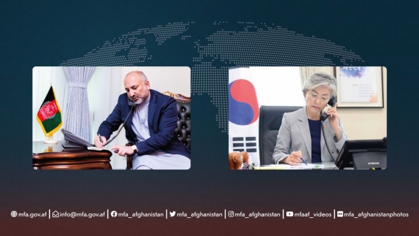 Afghan and Korean Foreign Ministers Discuss Peace and Bilateral Relations