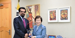 Meeting with the President of Korea International Cooperation Agency (KOICA)