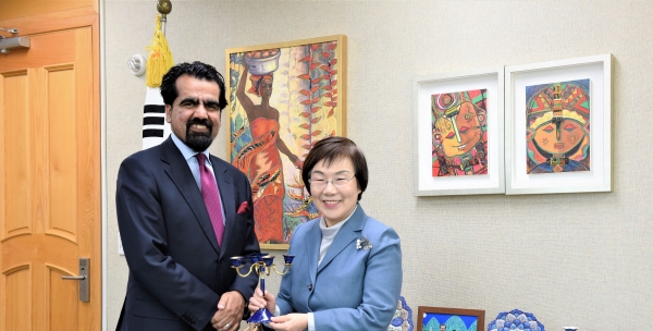 Meeting with the President of Korea International Cooperation Agency (KOICA)