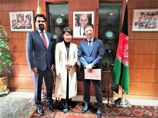 Meeting with the Secretary-General of Korea Federation of Fire Association