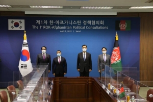 The First round of Political Consultations between the Islamic Republic of Afghanistan and the Republic of Korea