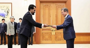 Afghan Ambassador to Republic of Korea presents his letter of credence