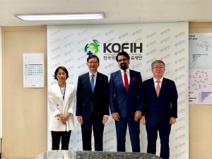 Meeting with the President of Korean Foundation for International Healthcare