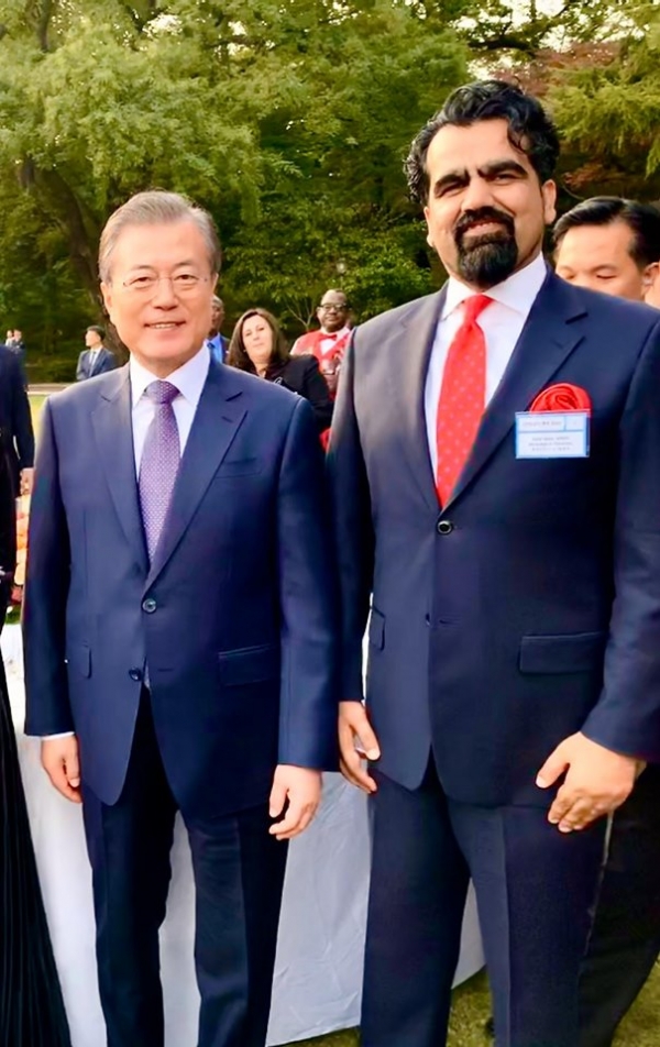 Brief Meeting With President Moon